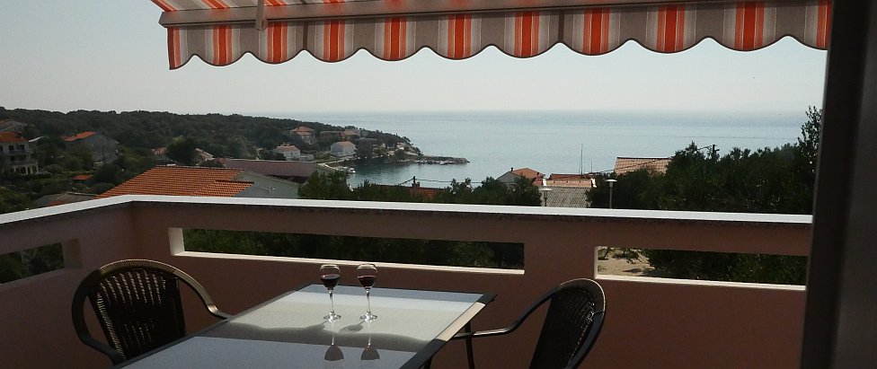 Balconies with a sea view